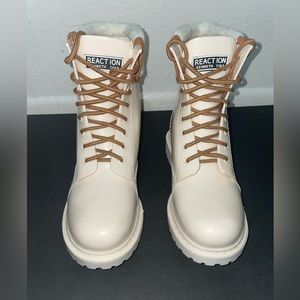 White Reaction Kenneth Cole Boots